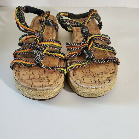 Circus Sam Edelman Sandals Women Size 7 Athena Strappy Gladiator Espadrille Shoe - Picture 3 of 5